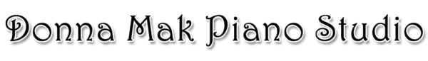 Donna Mak Piano Studio Header Text