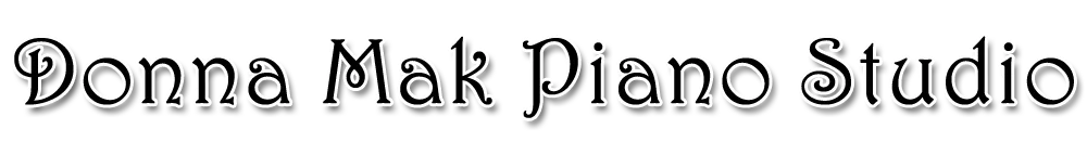 Donna Mak Piano Studio Header Text